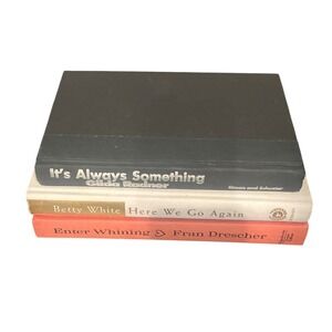 Lot of 3 Comedy Memoirs Gilda Radner Betty White Fran Drescher Books No jackets